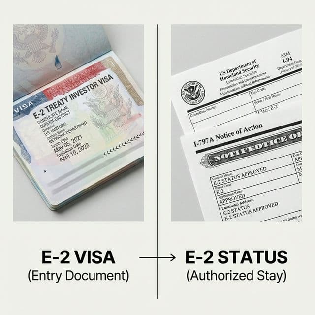 E-2 Vizesi ve E-2 Statüsü Farkı: Bilmeniz Gereken Kritik Ayrım